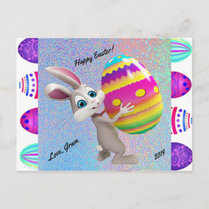 Happy Easter Briefkaart - Personaliseer met naam e