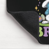 Happy Easter Bruh Grappig Dabbing Bunny Konijn Bro Muismat (Hoek)