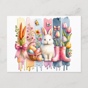 Happy Easter Brush Stroke Briefkaart