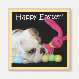 Happy Easter Bulldog Magnet Magneet