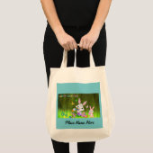 Happy Easter Bunnies Tote Bag (Voorkant (product))