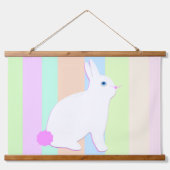 Happy Easter Bunny and Eggs Hangend Wandkleed (Voorkant)