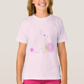 Happy Easter Bunny and Eggs  T-shirt (Voorkant)
