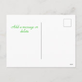 Happy Easter Bunny Blue Kaart (Achterkant)