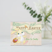 Happy Easter Bunny Briefkaart (Staand voorkant)