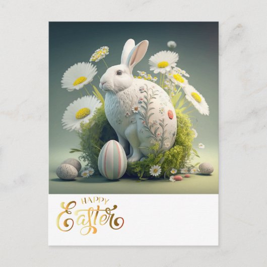 Happy Easter Bunny Briefkaart (Voorkant)