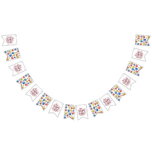 Happy Easter Bunny Bunting Flags – Voorjaarsbanner Vlaggetjes