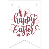 Happy Easter Bunny Bunting Flags – Voorjaarsbanner Vlaggetjes (Derde vlag)