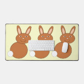 Happy Easter Bunny Bureaumat (Keyboard & Muis)