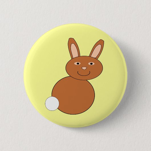 Happy Easter Bunny Button (Voorkant)