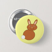 Happy Easter Bunny Button (Voorkant /achterkant)