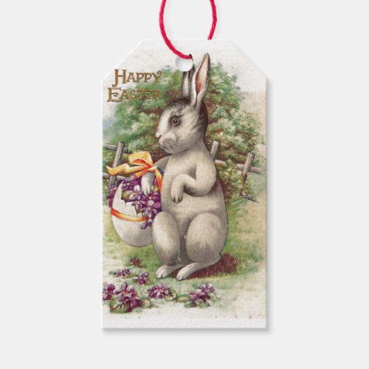 Happy Easter Bunny Cadeaulabel (Voorkant)