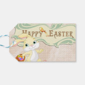 Happy Easter Bunny Cadeaulabel (Achterkant Horizontaal)
