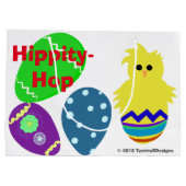 Happy Easter Bunny Chick Eggs Large Cadeauzakje (Achterkant)