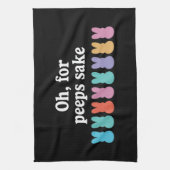 Happy Easter Bunny Christelijk Religieus Carnaval Theedoek (Verticaal)