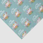 Happy Easter Bunny & Colorful Tissuepapier (Detail)