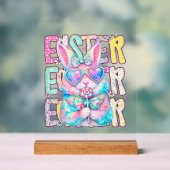 Happy Easter Bunny Coquette Bow Preppy Easter Day  (Neutre)