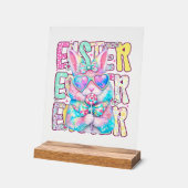 Happy Easter Bunny Coquette Bow Preppy Easter Day  (Angle)