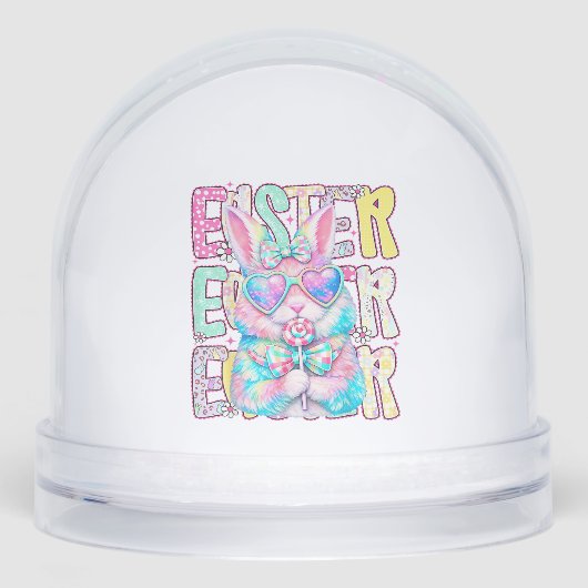 Happy Easter Bunny Coquette Bow Preppy Easter Day  (Avant)