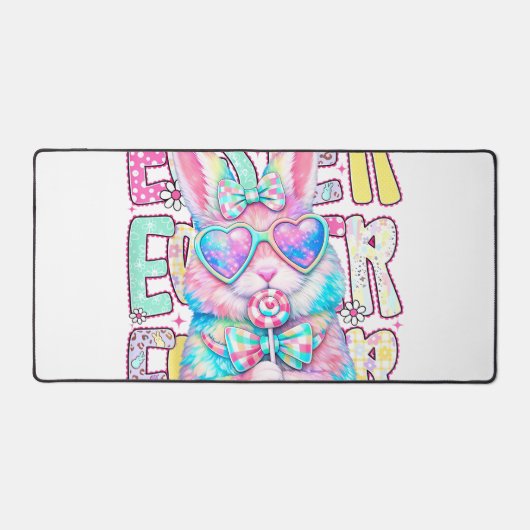 Happy Easter Bunny Coquette Bow Preppy Easter Day  (Recto)