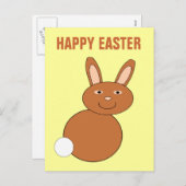 Happy Easter Bunny Custom Briefkaart (Voorkant / Achterkant)