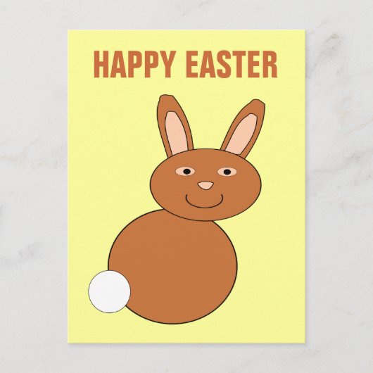 Happy Easter Bunny Custom Briefkaart (Voorkant)