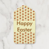 Happy Easter Bunny Custom Cadeaulabels (Achterkant)