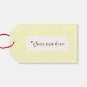 Happy Easter Bunny Custom Gift Labels Cadeaulabel (Achterkant Horizontaal)