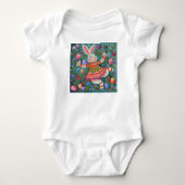 Happy Easter Bunny Dance Romper (Voorkant)