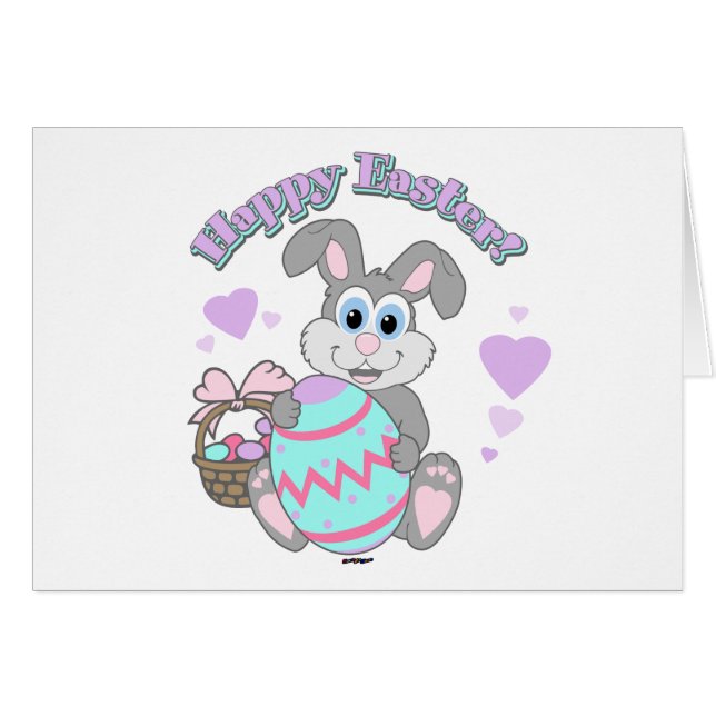 Happy Easter ! Bunny Easter (Devant horizontal)