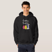Happy Easter Bunny Egg Basket Hoodie (Voorkant volledig)