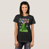 Happy Easter Bunny Egg Funny Cucumber Easter Sunda T-shirt (Voorkant volledig)