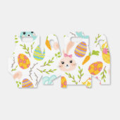 Happy Easter Bunny Eggs, Spring Pattern Gift Bedankdoosjes (Uitgevouwen)
