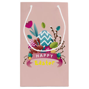 Happy Easter bunny, eierontwerp Klein Cadeauzakje