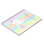 Happy Easter Bunny en Eggs Notitieboek (Linkerzijde)