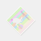 Happy Easter Bunny en Eggs Servetten (Hoek)