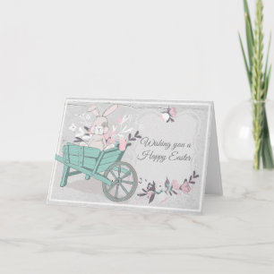 Happy Easter Bunny Feestdagen Kaart