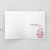 Happy Easter bunny Feestdagen Kaart (Binnen)