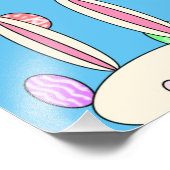 Happy Easter Bunny Foto Afdruk (Hoek)