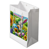 Happy “Easter Bunny” Gift Bag Medium Cadeauzakje (Voorkant Gekanteld)