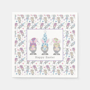 Happy Easter Bunny Gnomes Servet