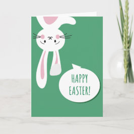 Happy Easter Bunny Greeting Kaart