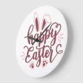 Happy Easter Bunny Grote Klok (Hoek)