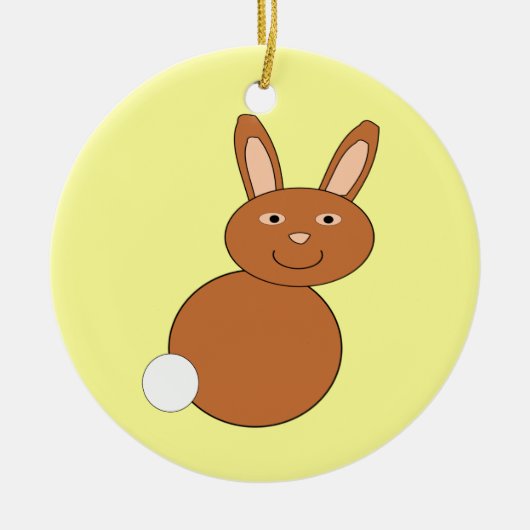 Happy Easter Bunny  Ornament (Voorkant)
