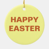 Happy Easter Bunny  Ornament (Achterkant)