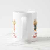 Happy Easter Bunny, Paasdag Extra Grote Beker (Achterkant)