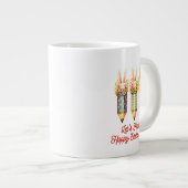 Happy Easter Bunny, Paasdag Extra Grote Beker (Voorkant rechts)