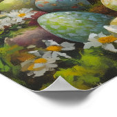 Happy Easter Bunny Painting Poster (Hoek)