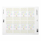 Happy Easter Bunny Pastel Sticker (Full Sheet)