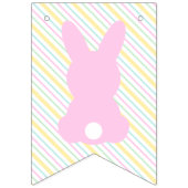 Happy Easter Bunny Pastel Sticker Vlaggetjes (Eerste vlag)